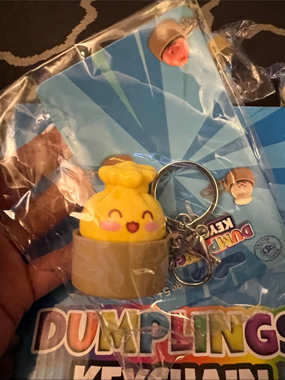 Keychain Yellow Cute Dumpling Toy Keyring